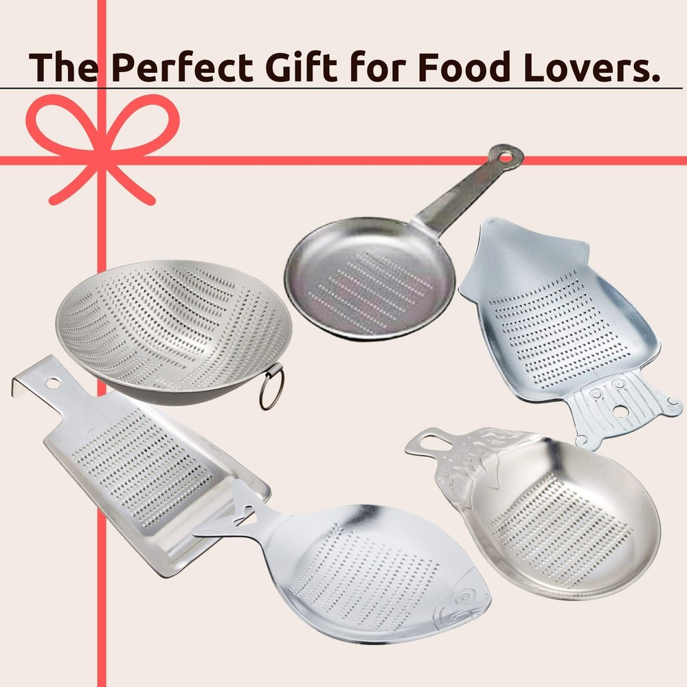 Mini Zesters Graters HAGOITA RACKET - Versatile Kitchen Tool for Wasabi, Cit...