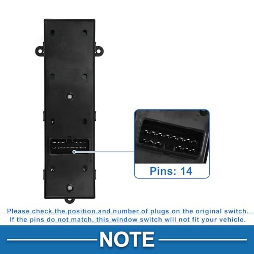 Power Window Switch Front Left Driver Side Window Control Switch for Kia Soul