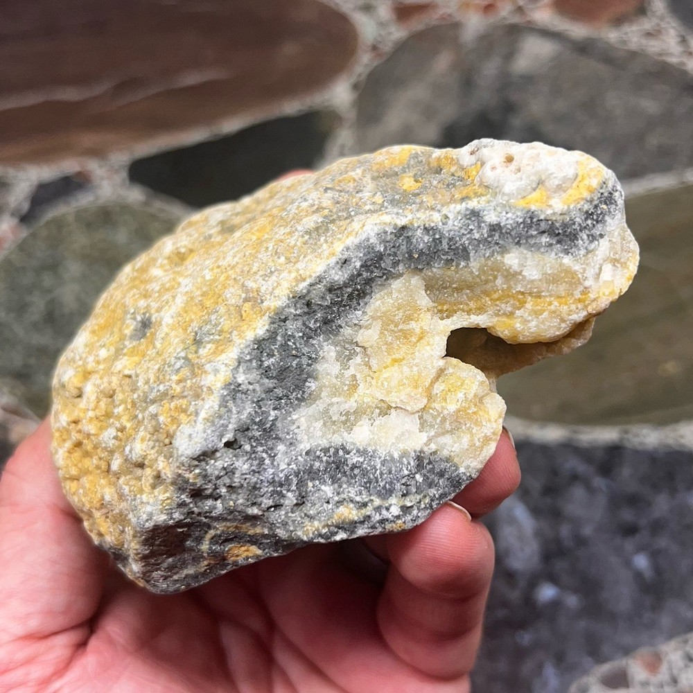 Bumblebee Jasper Rough - Display Specimen - 366 grams