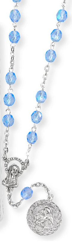 St. Anthony Chaplet, 12", w/ Laminated Prayer Card, Instructions