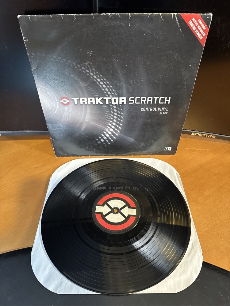 TRAKTOR SCRATCH CONTROL VINYL MK2 BLACK Native Instruments B5 EX
