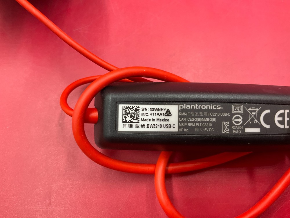 Poly Blackwire 3210 USB Monaural Headset 8X214A6 ✅❤️️✅❤️️✅❤️️✅❤️️
