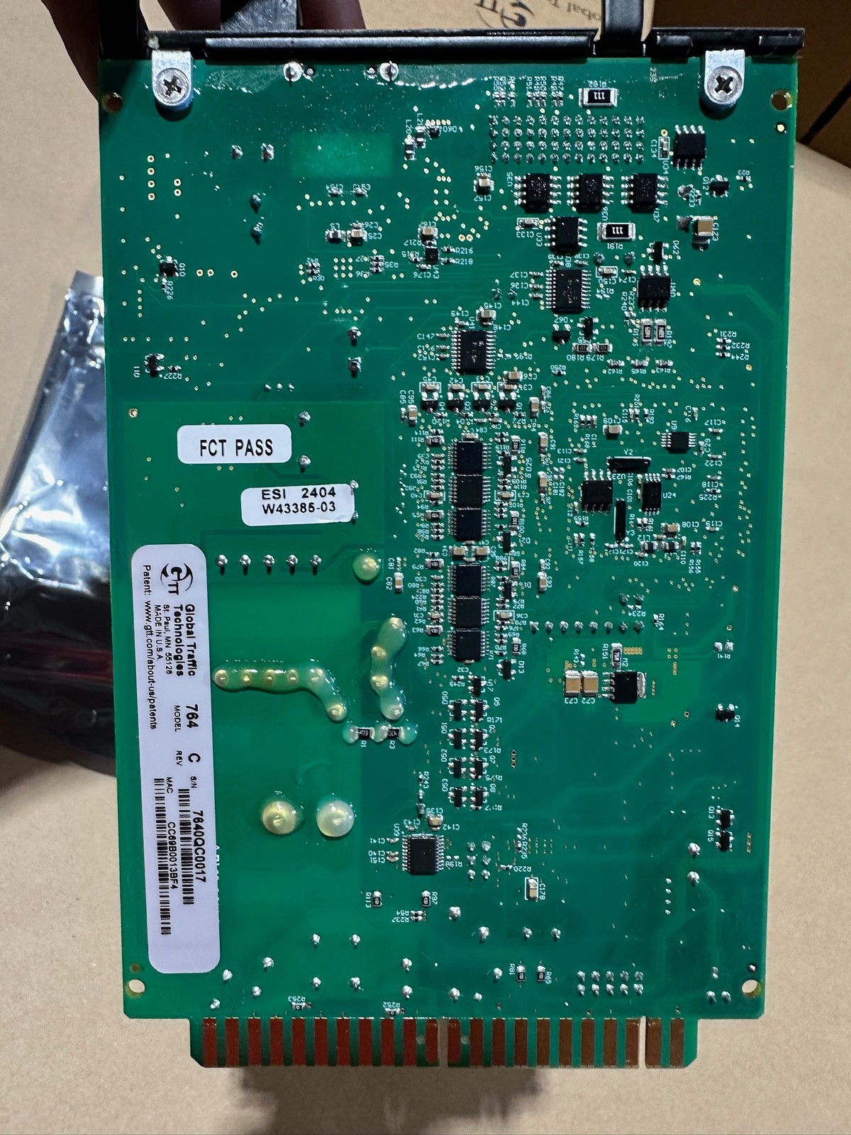 GTT Opticom IR 764 Multimode Phase Selector 4 Channel Board 76-1000-1054-0