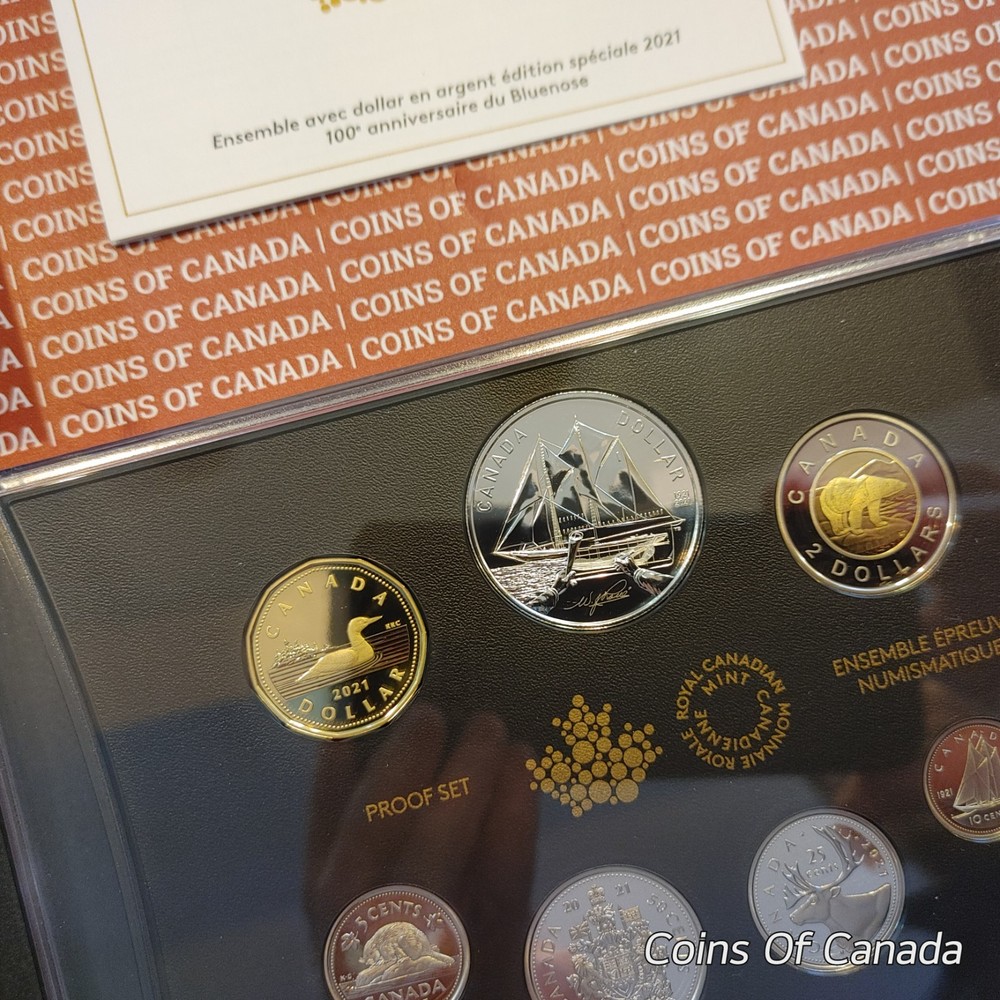 2021 Canada Special Edition Colored Silver Dollar Set - Bluenose #coinsofcanada