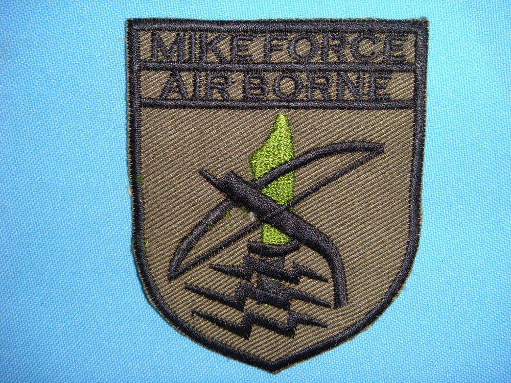 VIETNAM WAR SUBDUED PATCH, ARVN  SF C-2 MSFC MIKE FORCE AIRBORNE