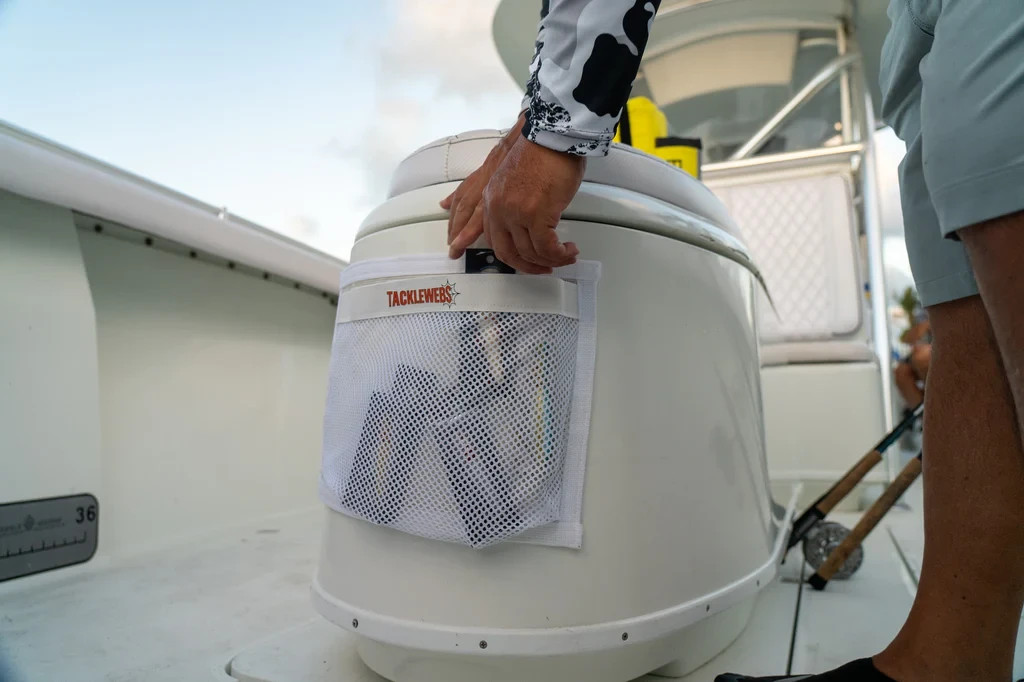 TackleWebs  TW1612WHTV  16" Wide x 12” High, Hook and Loop WHITE, No Tools Req'd