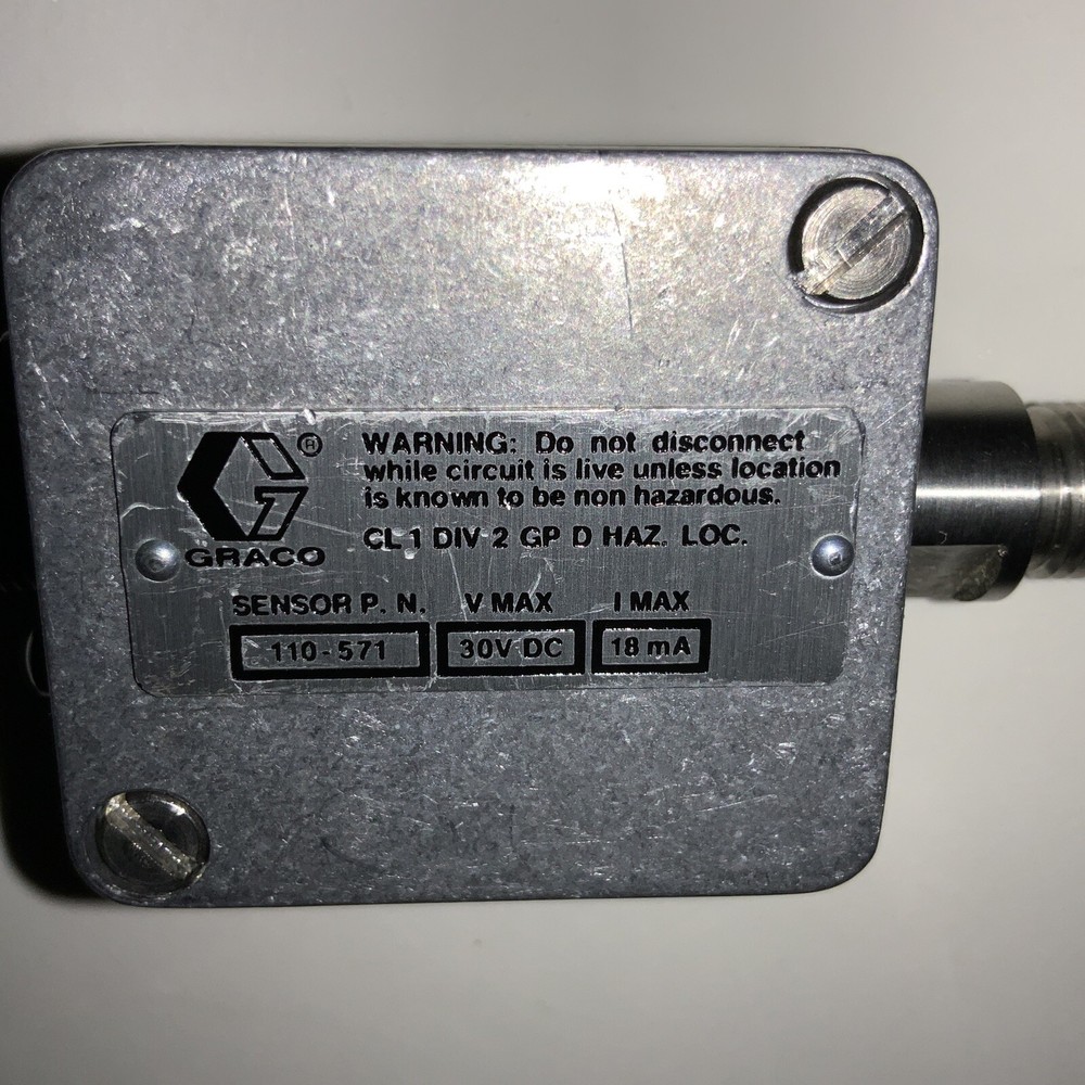 Graco 110-571 Module Carrier Frequency Sensor, 30VDC, 18mA-New.