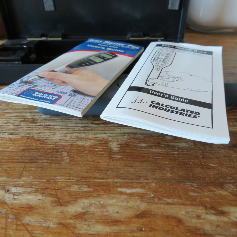 Scale Master II 6025 Digital Plan Measuring System w Case Calculated Industries