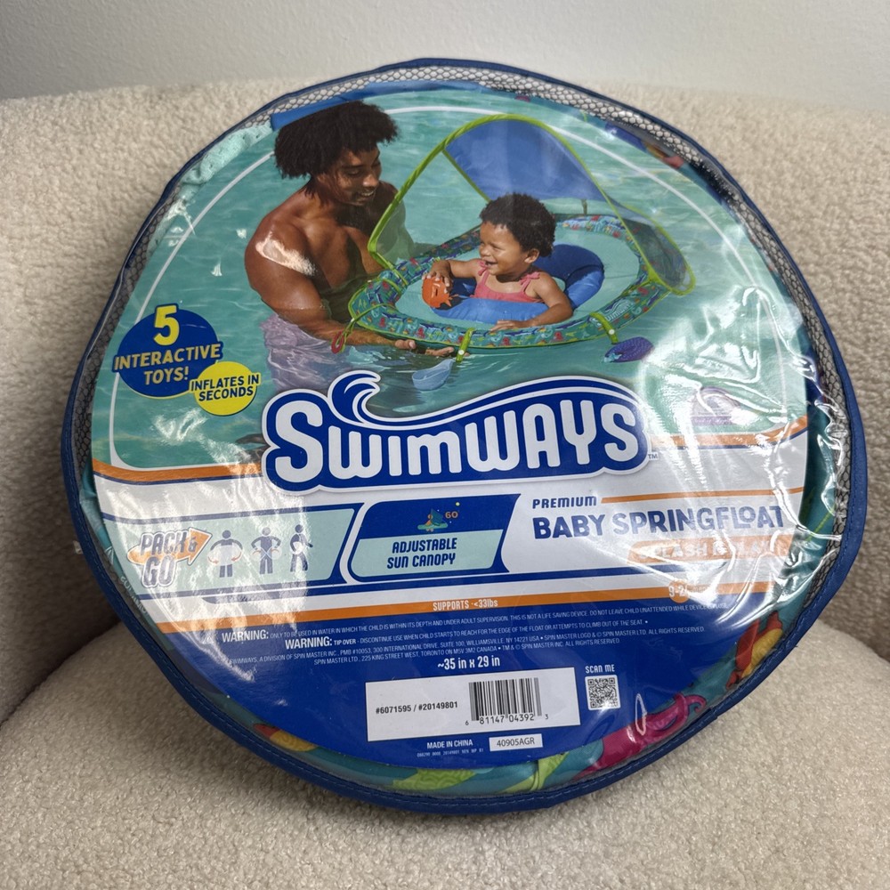 SwimWays Baby Spring Float Splash N Play 9-24 Month