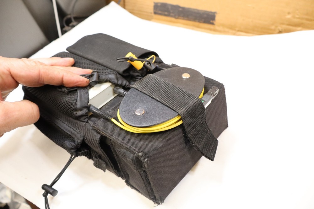 VIAVI Optimeter Optical Fiber Tester EOPT-PONATT with Launch Cable & Case