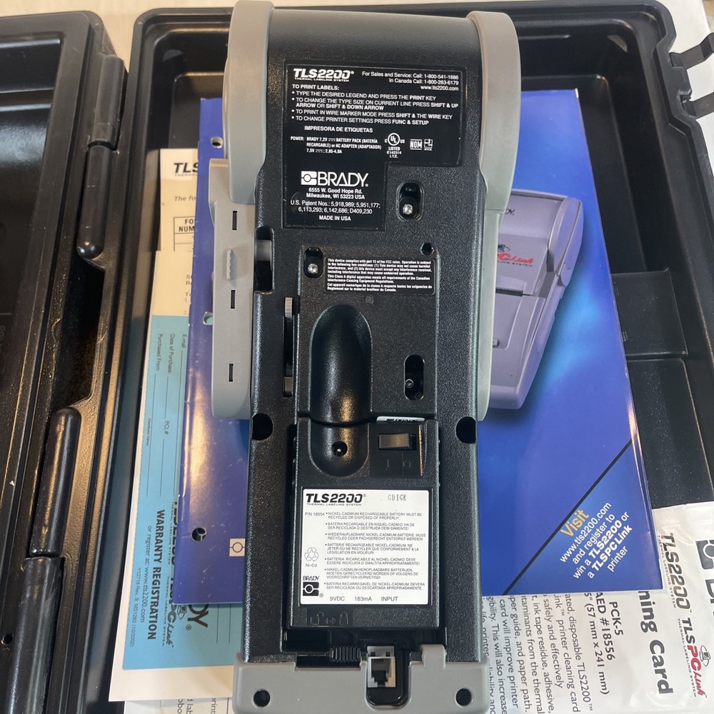 Brady TLS2200 Thermal Labeling System Printer Needs Firmware Update. Memory Err.