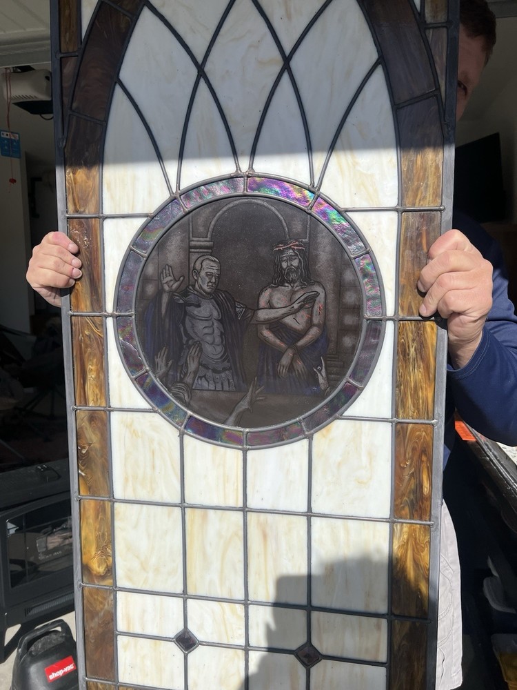 Stained Glass Window Called, “The choice”