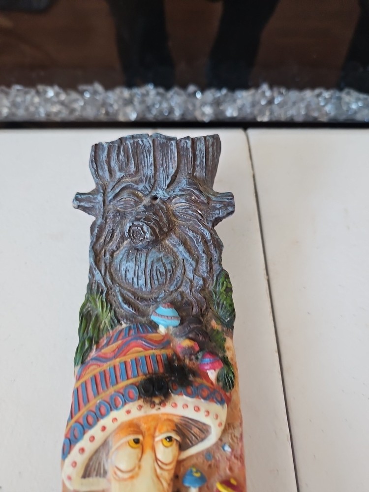 J.D. Dollen Mushroom Incense Burner 2005 Small Burn Mark