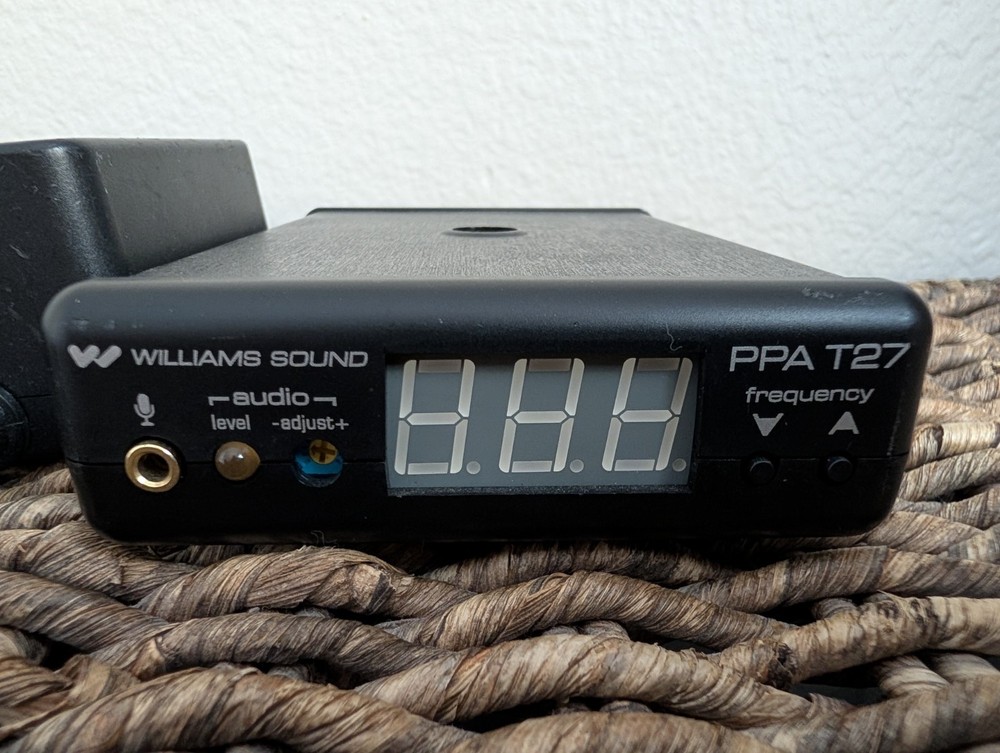 Williams Sound PPA T27 Personal PA Compact FM Transmitter Base Station