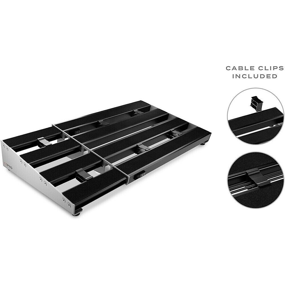 D'Addario XPND 2 Pedalboard Telescopically Expanding 4 Rail System Large