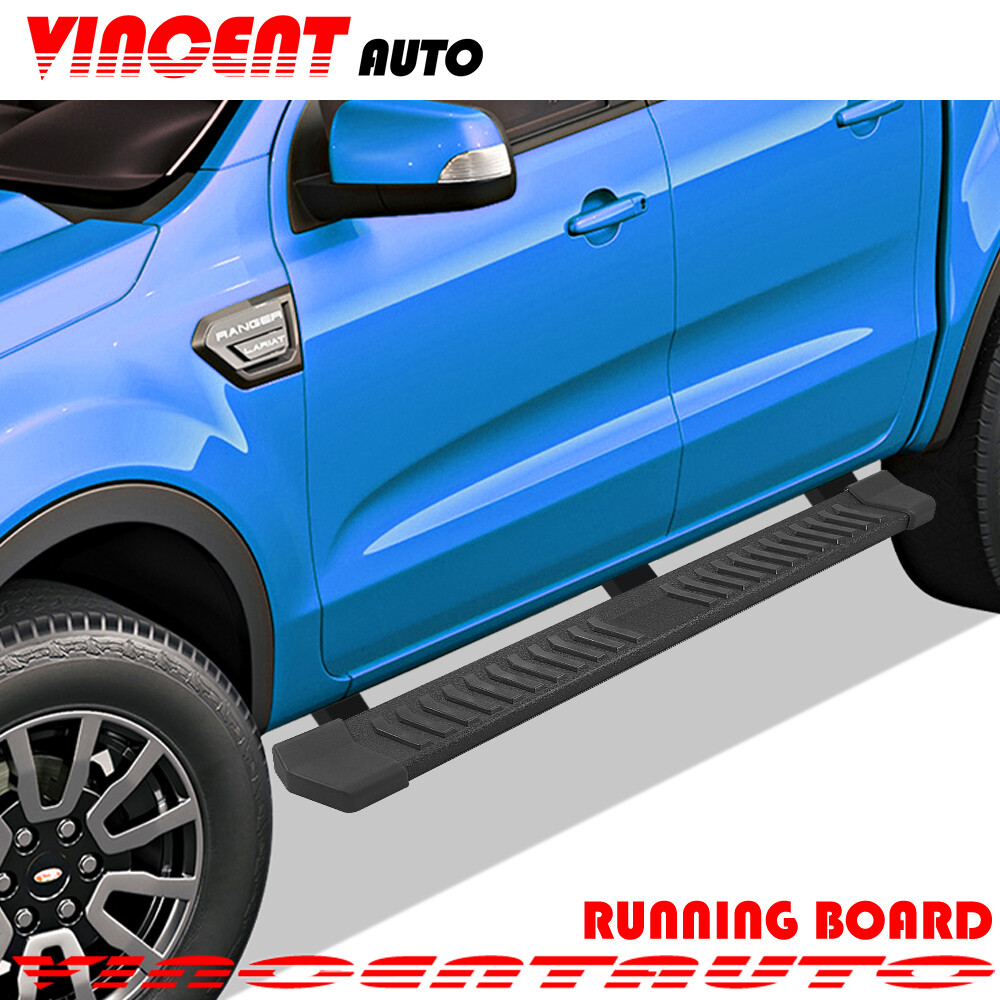 FIT 2017-2023 FORD F250 SUPERDUTY CREW CAB 6" BLK RUNNING BOARD STEP NERF BAR V