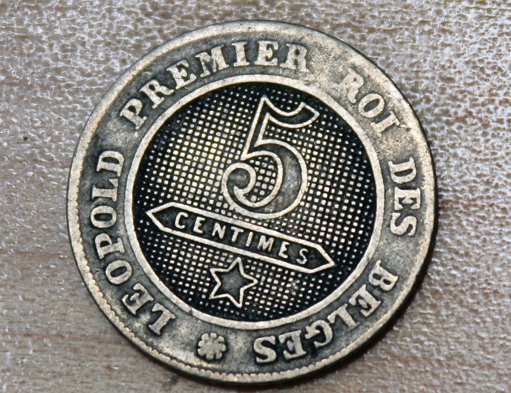 1861 Belgium 5 Centimes