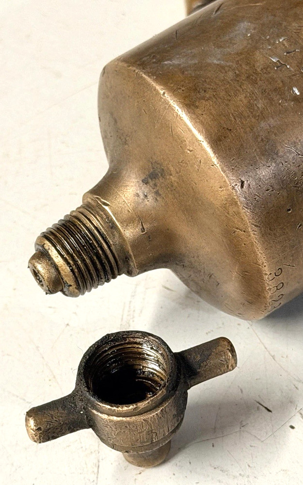 SWIFT LUBRICATOR CO. Brass HYDROSTATIC Sight Feed Oiler Steam Engine Hit Miss