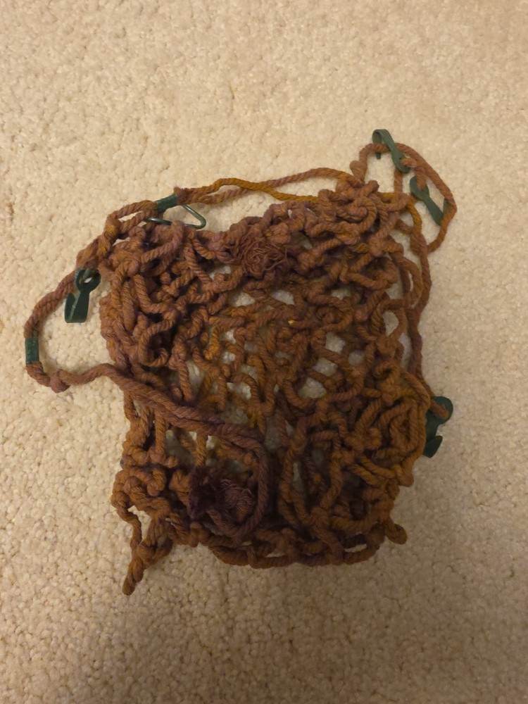 German WWII Helment Net With Hooks