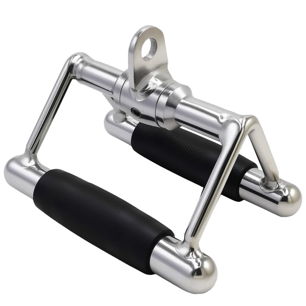 LAT Pull Down Bar Rotating Press Down Bar Tricep Rope Double D Row Handle