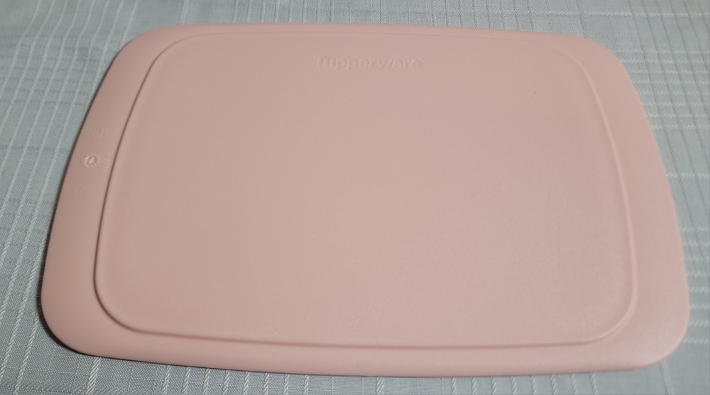 Tupperware Cool Stack Cutting Board New Pink Salmon