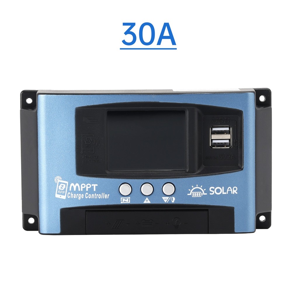 30A MPPT Solar Controller Serial Port MPPT Solar Controller Bluetooth 12V~60V