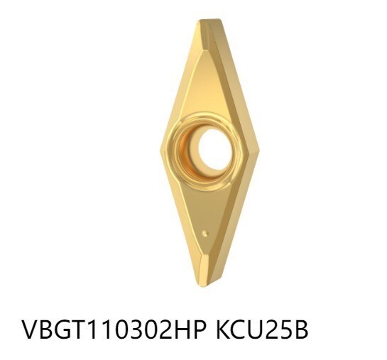 5  PCS  ORIGINAL  INSERTS         VBGT110302HP KCU25B