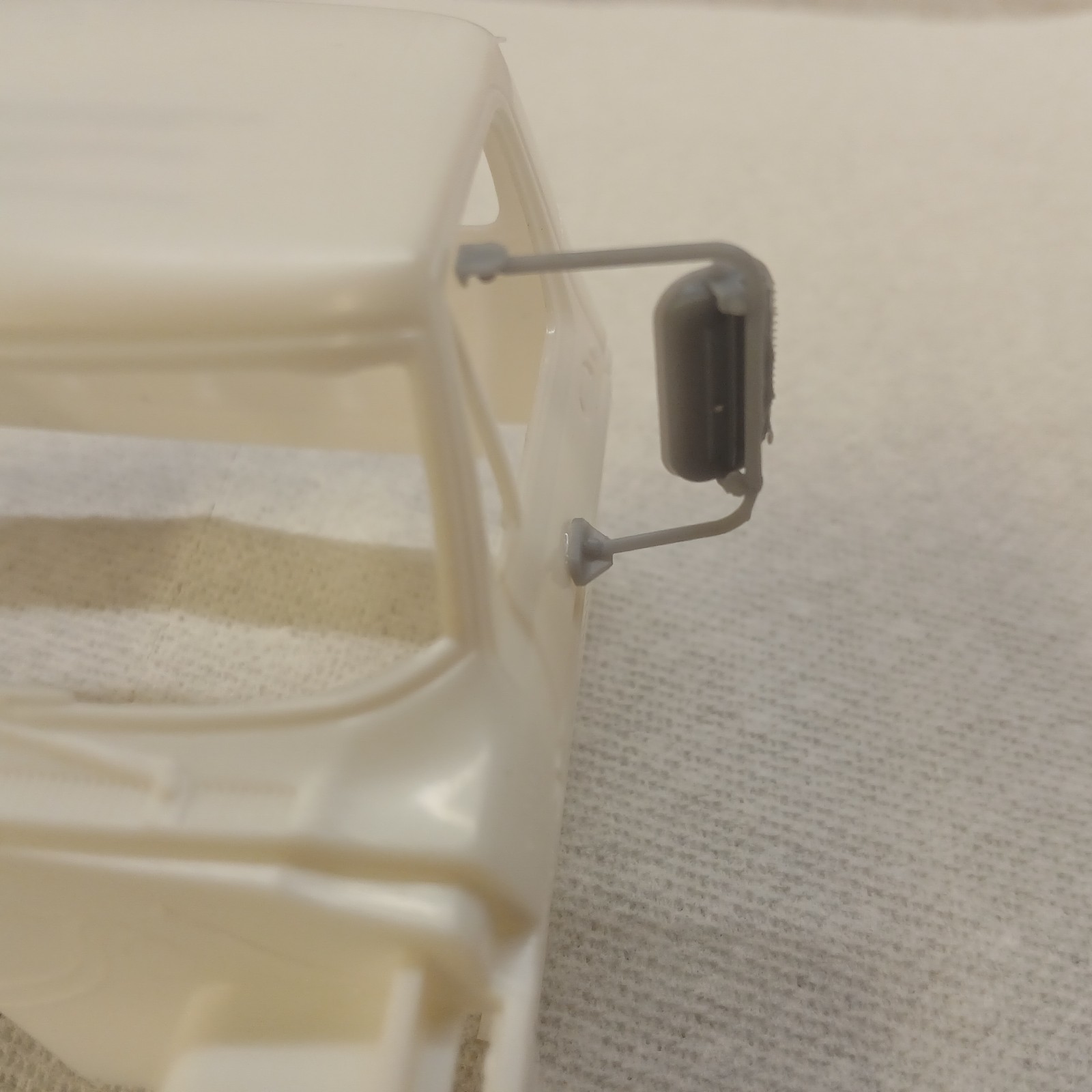 Vintage 1973 - 1979 Ford F-Series West Coast Jr. Side Mirrors Pair 3D Resin 1/25