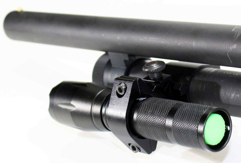 Trinity 1200 Lumen Strobe Flashlight with mount For escort aimguard accessories