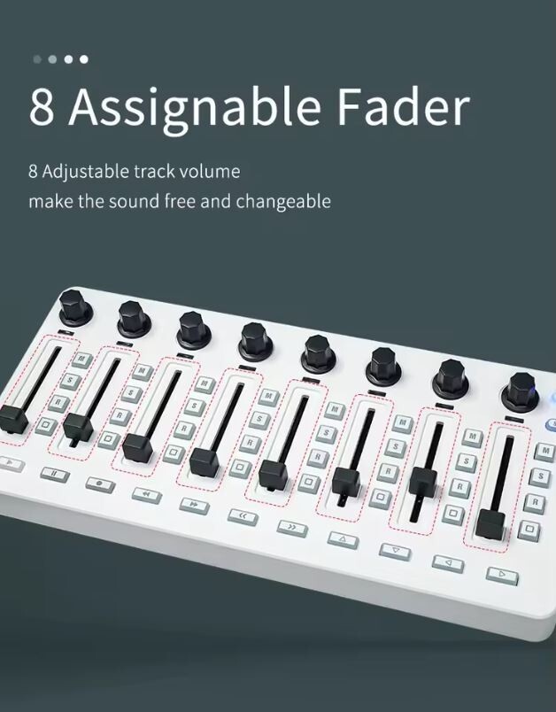 M-VAVE SMC-Mixer Wireless MIDI Controller Mixing Console Connection Rechargeable