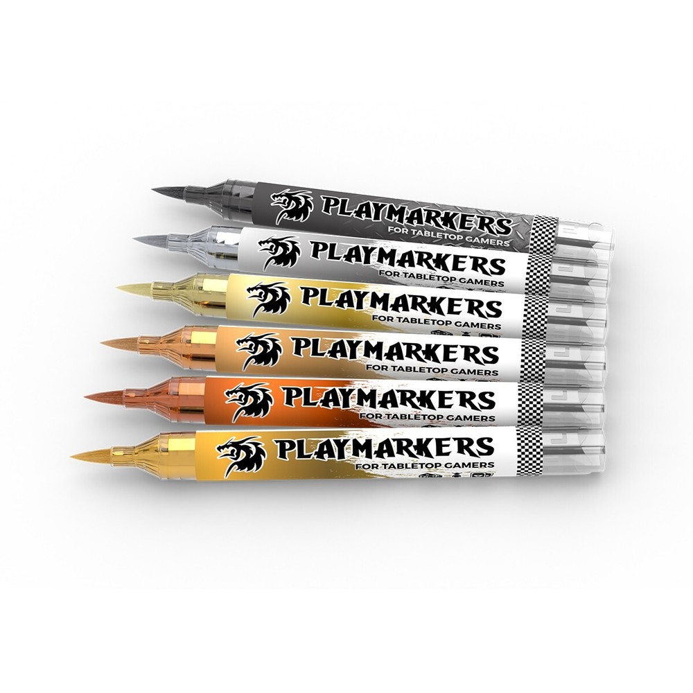 AK Interactive M105 Playmarkers Set - Full Metal (6 Ref.)