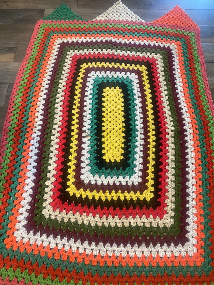 crocheted afghans handmade Throw Blanket