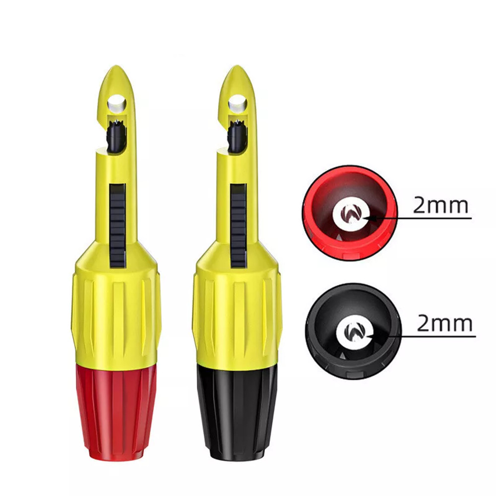 2x Insulation Wire Piercing Puncture Probe Test Hook Clip with 2mm/4mm Socket TL