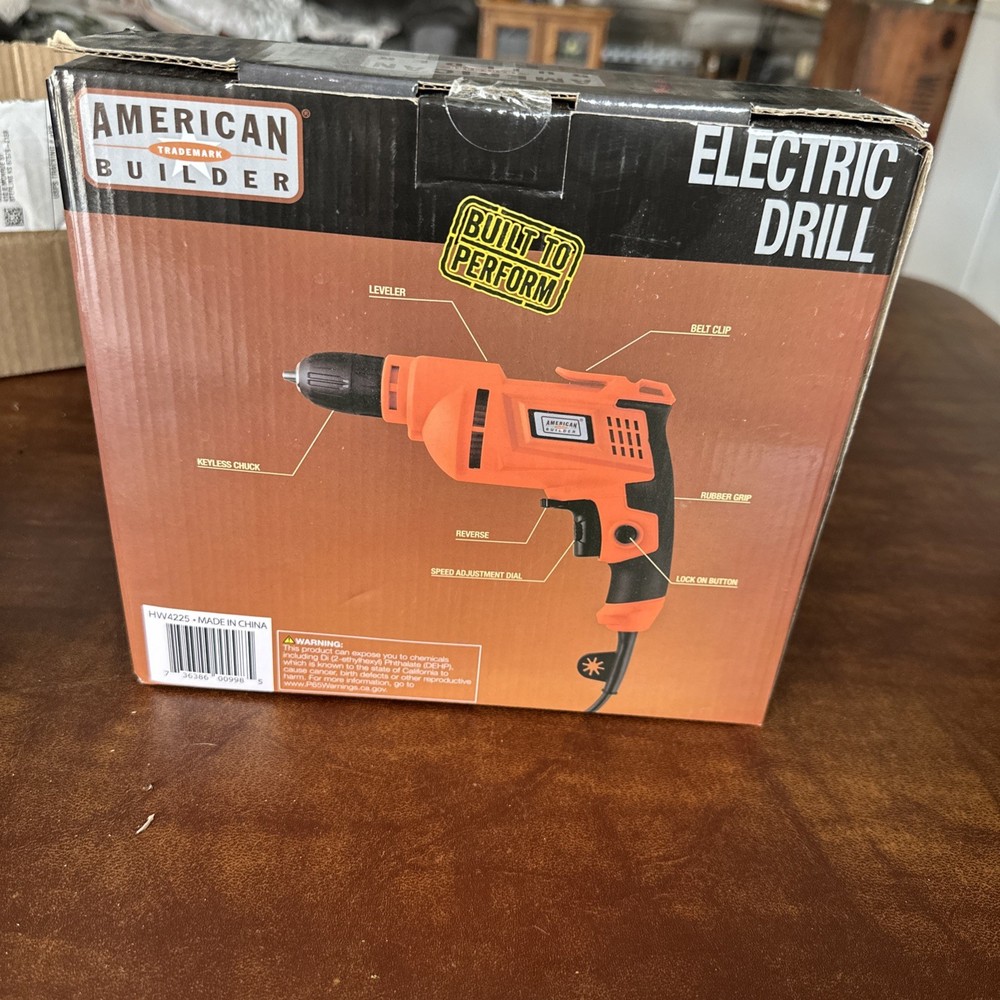American Builder Electric Drill NIB