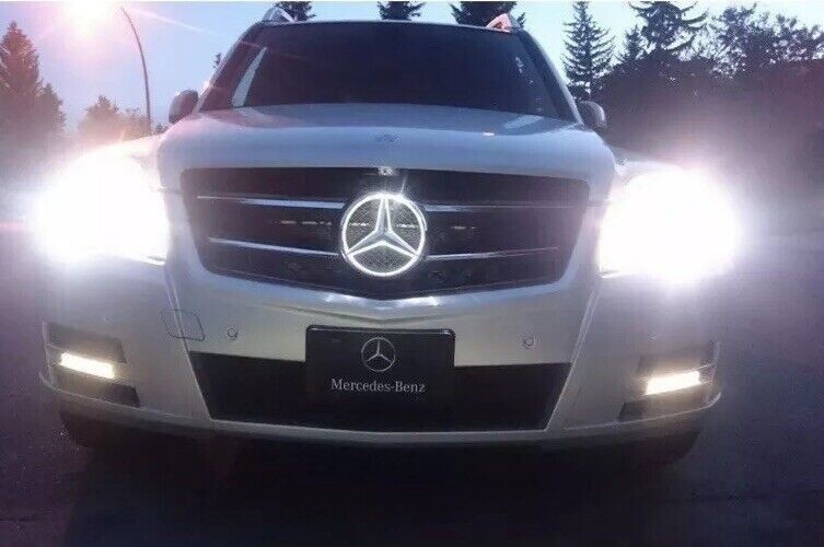 For 2011-2018 Mercedes Benz Illuminated Star Badge Front LED Grill Star Emblem