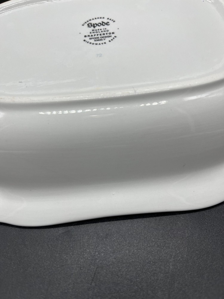 Spode Brafferton Oval Vegetable Serving Dish 9" Discontinued England