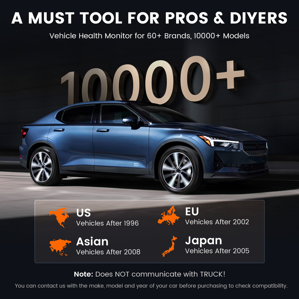 ANCEL FX2000 PRO OBD2 Scanner ABS SRS TCM PCM Code Reader ABS Bleeding DPF Regen