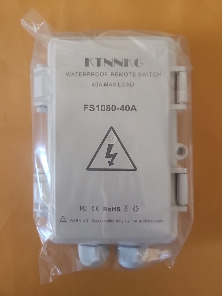 Water Heater Remote Switch