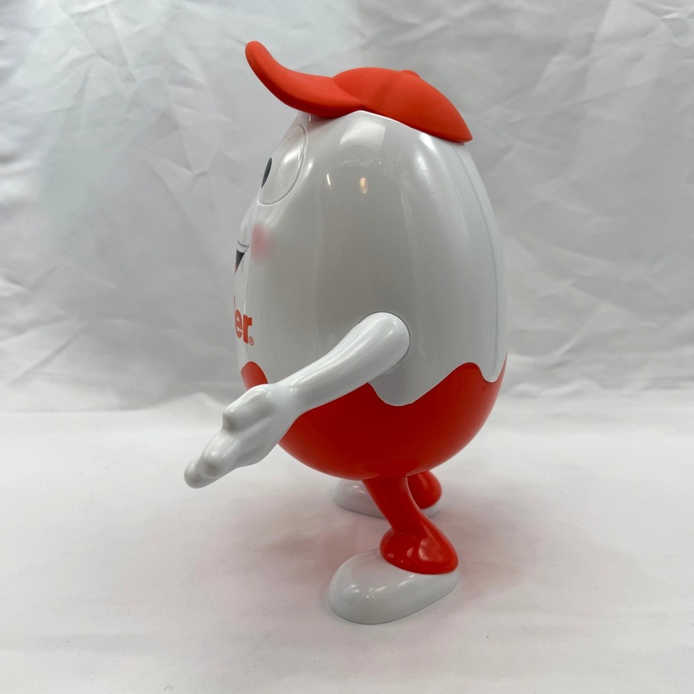 Kinder Surprise Giant Egg Container Poseable Arms Candy Display 9.5” Plastic