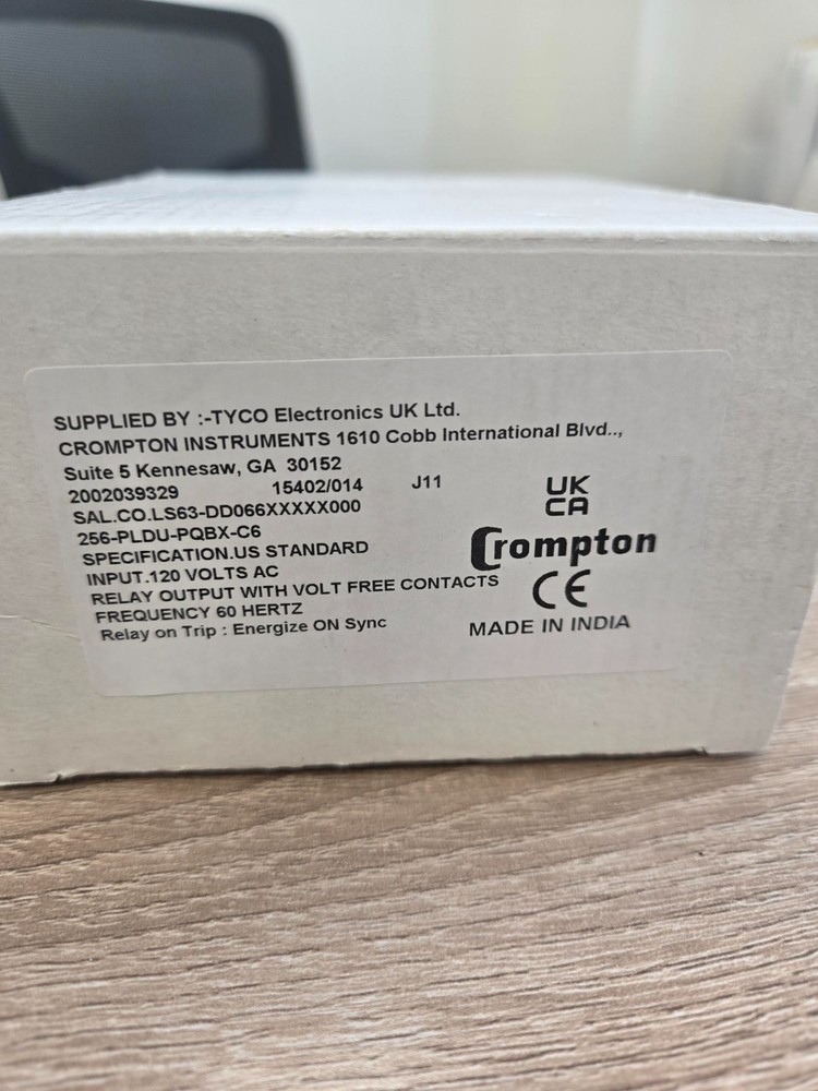 Crompton Instruments 256-PLDU-PQBX-C6