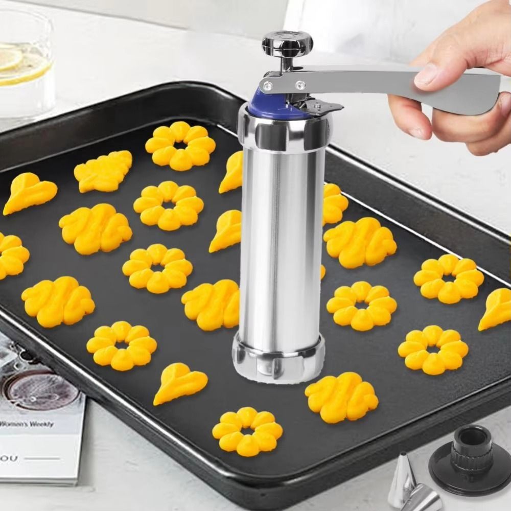 Simple operation Cookie Press Kit Spritz Cookie Maker Kit DIY Biscuit Making