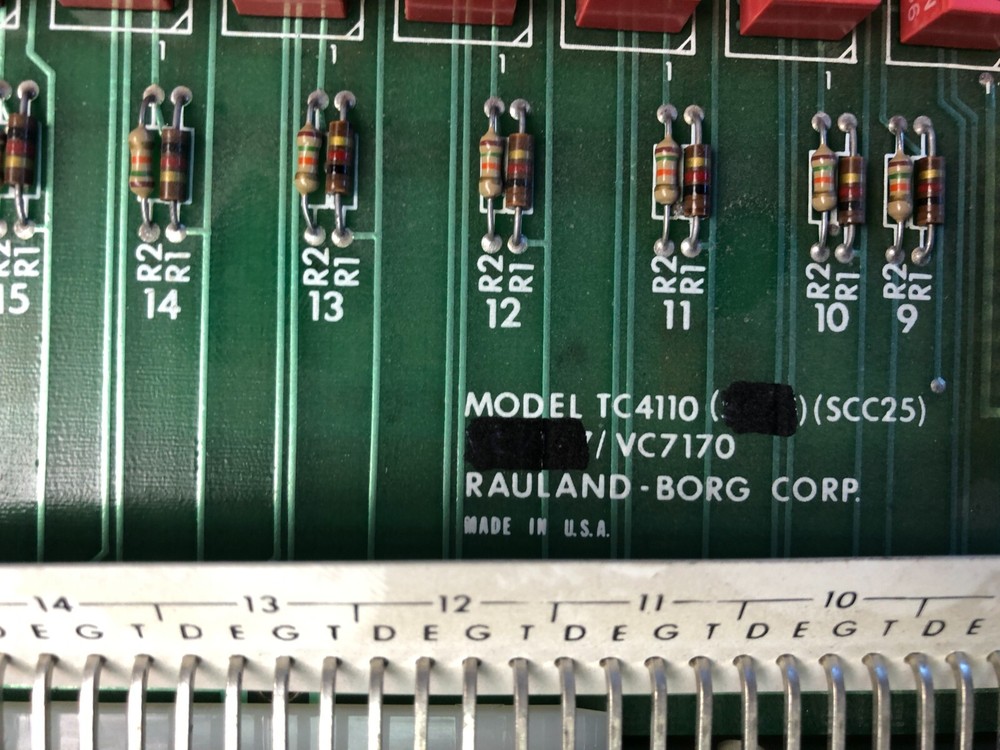 Rauland Borg TC4120 Speaker Control Assembly for Telecenter Intercom System