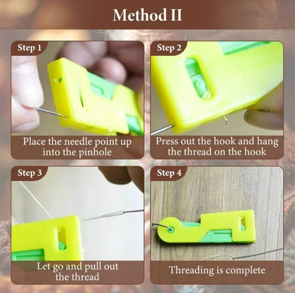 10-Pack Automatic Needle Threaders – Easy Thread Guide Tool for Elderly & Sewing