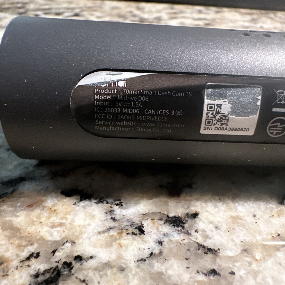 70mai Midrive D06 1080P Smart Dash Cam 1S
