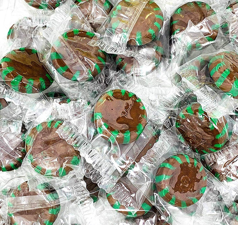 SweetGourmet Chocolate Starlight Mint | Bulk Wrapped Hard Candy |