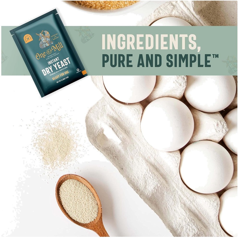 Self Rising Yeast for Bread & Pastries | 24 Packets