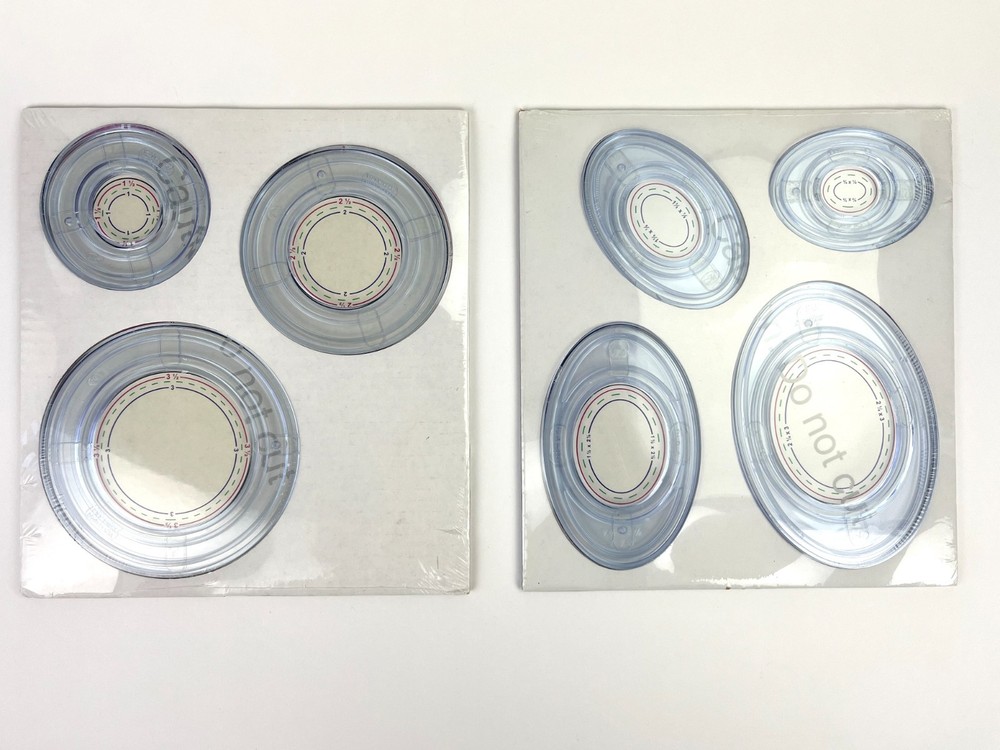 Creative Memories Circle & Oval Cutting Patterns Templates NIP 2000