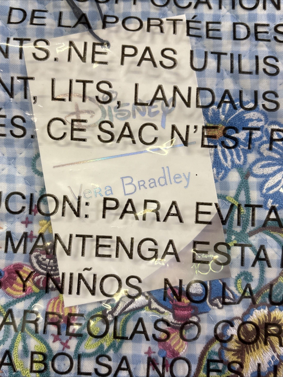 NWT Vera Bradley Disney 100 Alice in Wonderland Small Backpack & RFID Wristlet