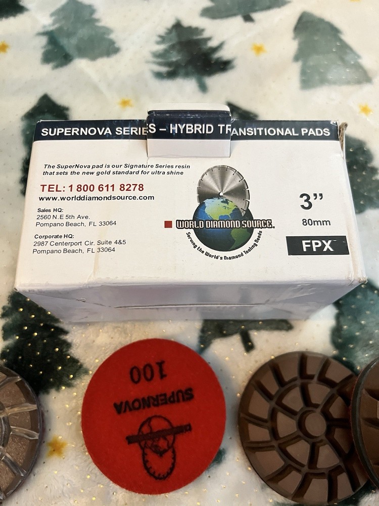 World Diamond Source SuperNova 3" Hybrid Transitional Pads – FPX