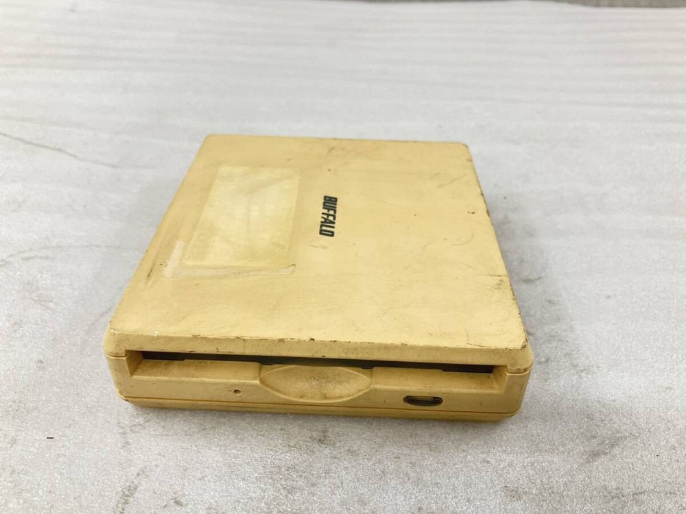 BUFFALO MO-PL1300U2 External MO Drive USB 2.0 Optical Disk Drive Tested